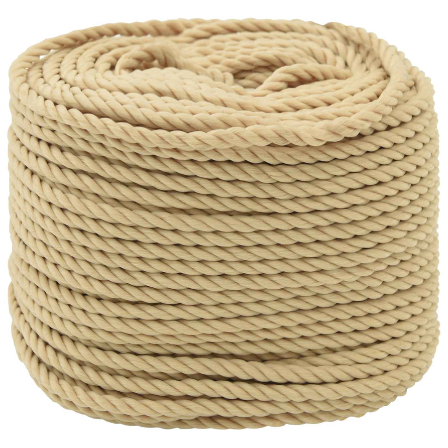 Multipurpose Utility Rope 6 mm 50 m Natural PP 240 kg Max Load