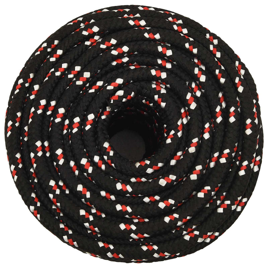 Multipurpose Utility Rope 12 mm 25 m Black and Red PP