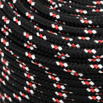 Multipurpose Utility Rope 6 mm 50 m Black and Red PP