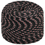 Multipurpose Utility Rope 6 mm 50 m Black and Red PP
