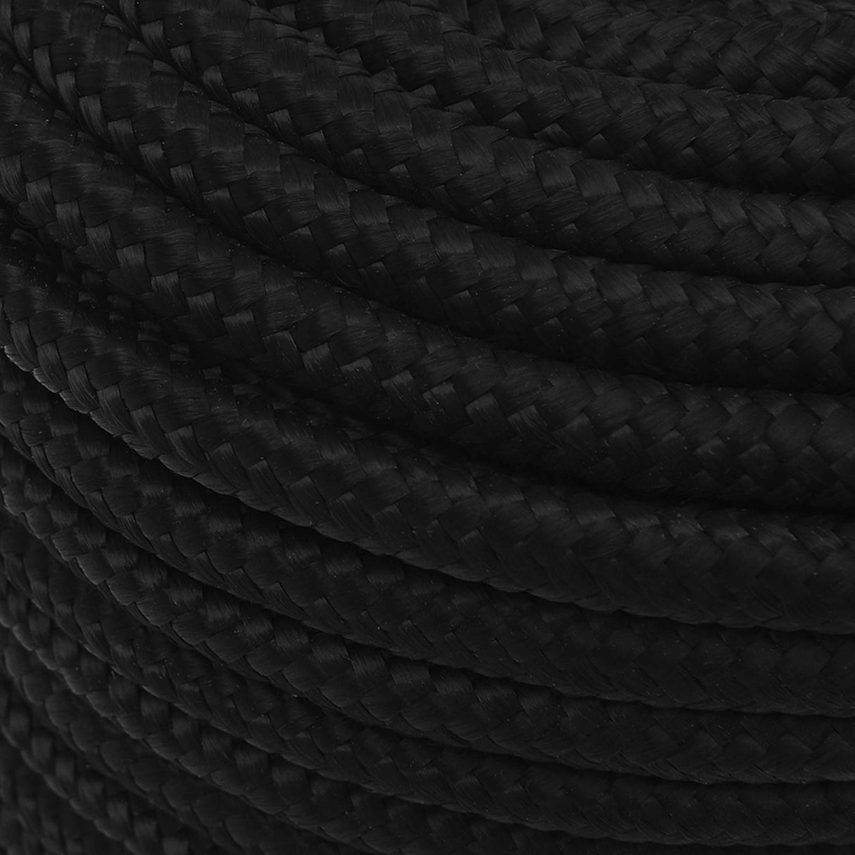 Multipurpose Utility Rope 12 mm 50 m Black Polyester