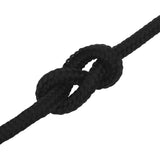 Multipurpose Utility Rope 12 mm 50 m Black Polyester