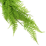 Hanging Fresh Green Boston Fern UV Resistant 80cm - Rear View