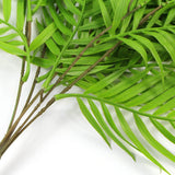 Hanging Fresh Green Bamboo Leaf Fern UV Resistant 80cm - Front View
