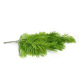 Hanging Fresh Green Bamboo Leaf Fern UV Resistant 80cm - Side View