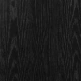 Coffee Table Black Oak 102 x 50 x 35 cm Engineered Wood