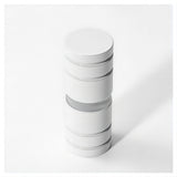 110x90cm White Corner Frameless Shower Screen with Wall Channel Brackets, Stainless Steel Hinges & Round Knob Handle - Extra Image