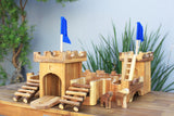 Wooden Medieval Castle - Side View
