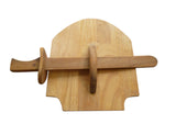 Wooden Sword and Shield - Front View