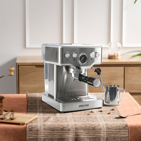 Spector 20 Bar Coffee Machine Espresso Maker with Milk Frother-2006733281269256199
