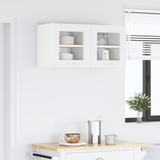 Hanging Cabinet with Door White 40 x 31 x 40 cm Engineered Wood - Top-Down View