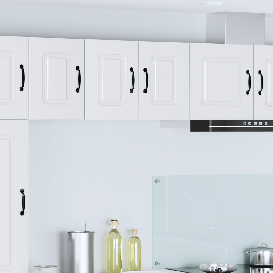 Dishwasher Panel Kalmar 2 pcs White Engineered Wood
