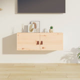 Wall Cabinet 80x30x30 cm Solid Wood Pine - Front View
