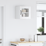 Wall Glass Cabinet LUCCA High Gloss White 40 x 31 x 40 cm