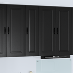 Dishwasher Panel Kalmar Black 30 x 31 x 100 cm Engineered Wood