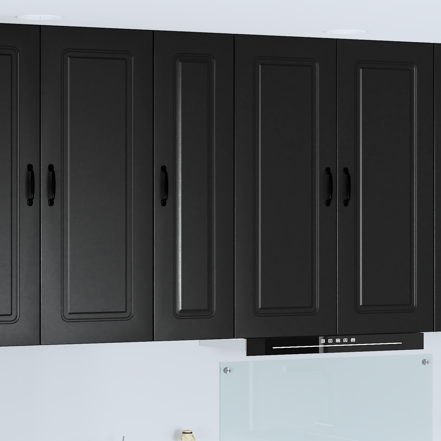 Dishwasher Panel Kalmar Black 30 x 31 x 100 cm Engineered Wood