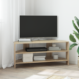 CornerTVCabinet Sonoma Oak 102x40,5x45cm Engineered Wood - Side View