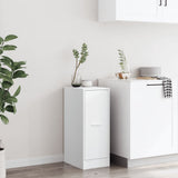 Apothecary Cabinet White 30x41x77.5 cm Engineered Wood - Side View