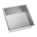 336 x 336 x 101mm Shower Niche Single Shelf Organizer No Tile Needed in Stainless Steel Finish