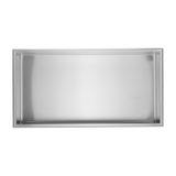 641 x 336 x 101mm Shower Niche Single Shelf Organizer No Tile Needed in Stainless Steel