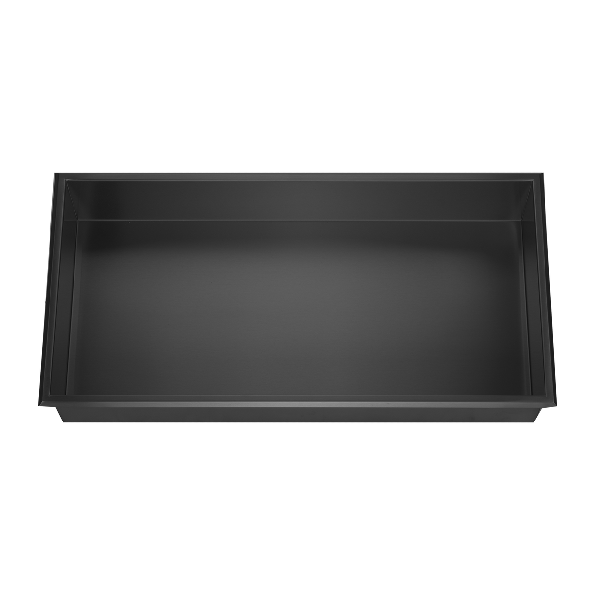 641 x 336 x 101mm Shower Niche Single Shelf Organizer No Tile Needed in Black