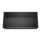 641 x 336 x 101mm Shower Niche Single Shelf Organizer No Tile Needed in Black