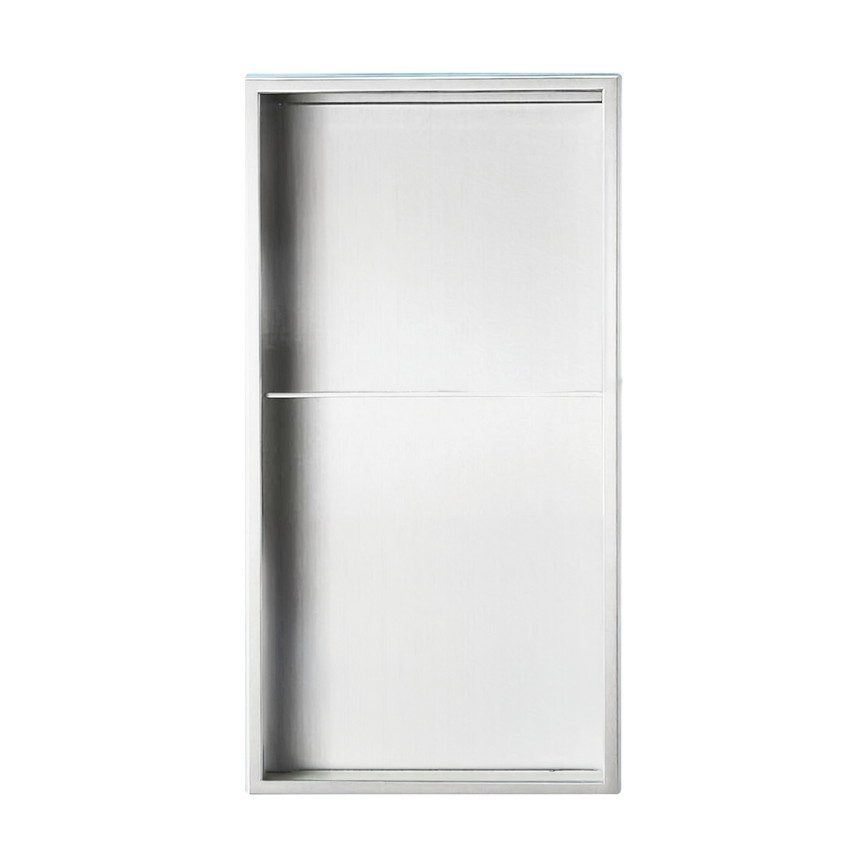 641 x 336 x 101mm Shower Niche Double Shelf Organizer No Tile Needed in White