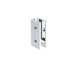 120x120cm Double Door Corner Shower Screen &ndash; Chrome U-Brackets, SS Hinges & Square Knob Handle
