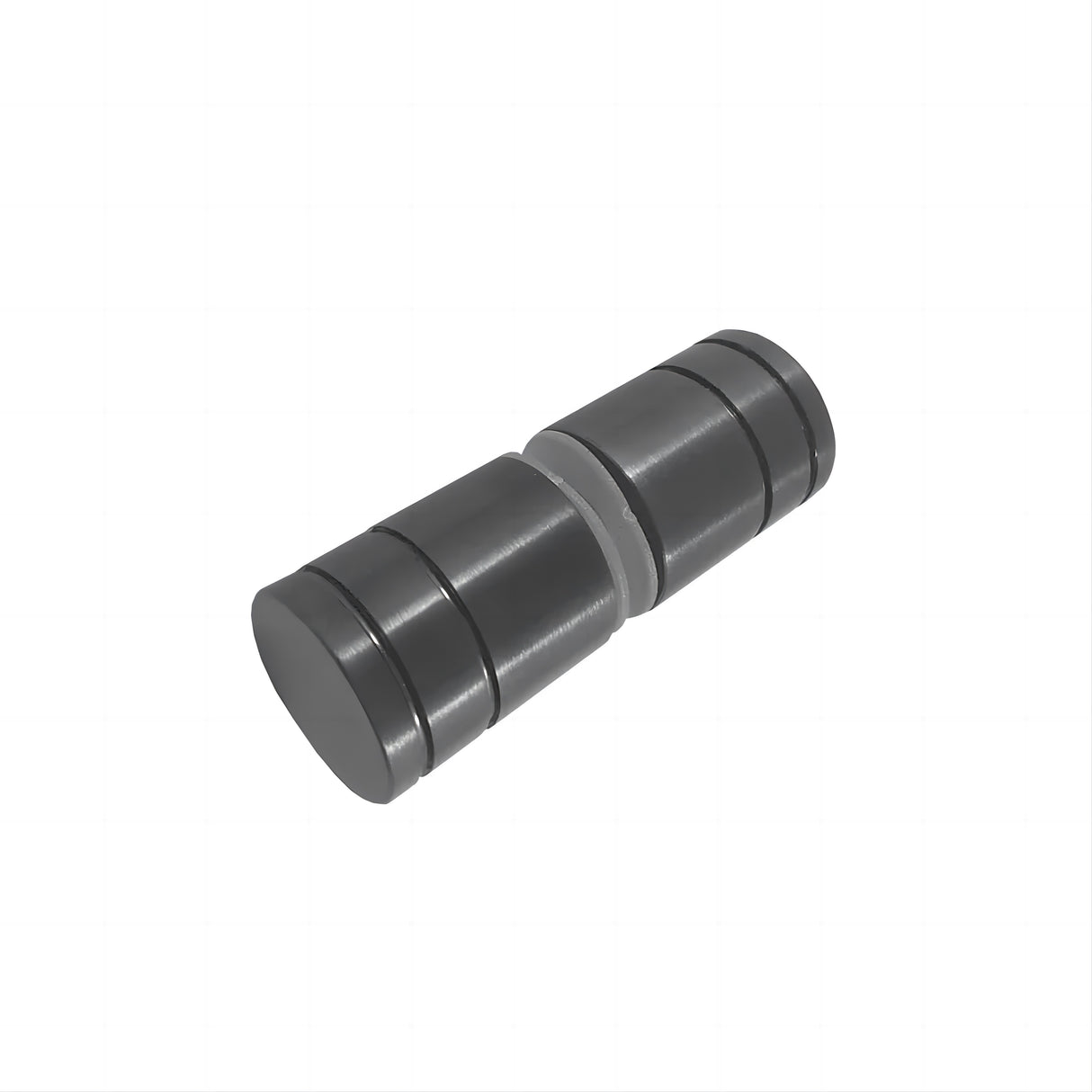 90x100cm Double Door Corner Shower Screen &ndash; Gunmetal F-Brackets, SS Hinges & Round Knob Handle
