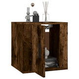 Wall Mounted TV Cabinet Smoked Oak 40x34.5x40 cm - Side View
