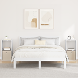 Bedside Table 2 pcs White 35 x 32 x 68.5 cm Engineered Wood - Side View