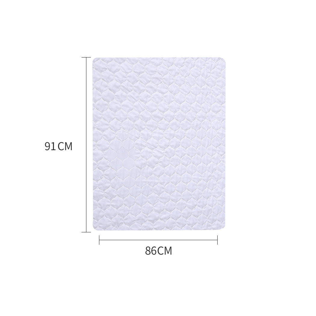 2x Bed Pad Waterproof Bed Protector Single-2018816667538296834