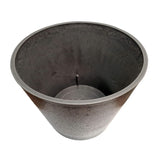 Imitation Stone Grey Pot 40cm - Front View