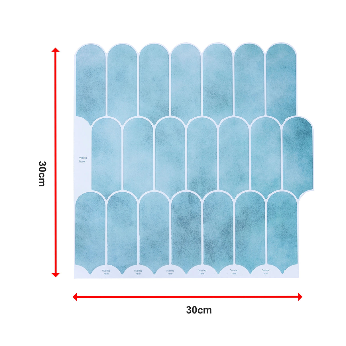 5pcs 3D Wall Stickers Self-adhesive Wallpaper Resistant High Temperature