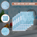 5pcs 3D Wall Stickers Self-adhesive Wallpaper Resistant High Temperature