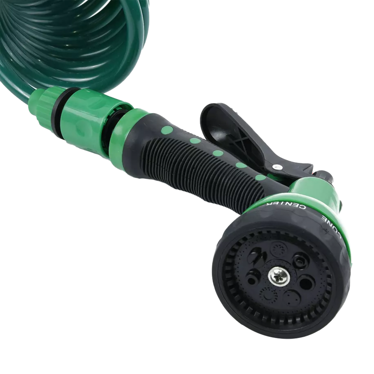 30M Garden Hose Heavy-Duty Coiled Spiral Car Washing Cleaning Water Hose Garden