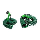 30M Garden Hose Heavy-Duty Coiled Spiral Car Washing Cleaning Water Hose Garden - Close-Up Angle