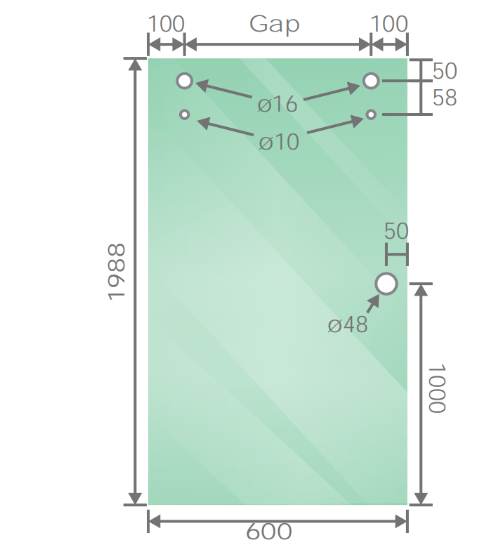 120cm Frameless Glass Sliding Shower Door &ndash; With Chrome Rail and Wall Channel for Modern Bathrooms