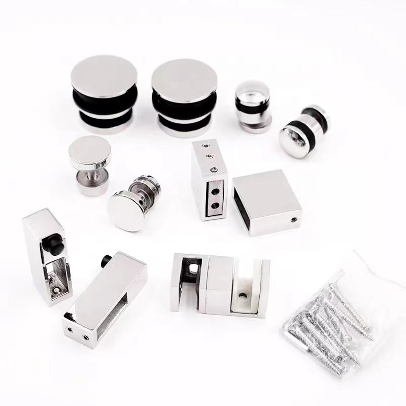 130cm Frameless Glass Sliding Shower Door &ndash; With Chrome Rail and U-Brackets for Modern Bathrooms