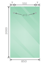 170cm Frameless Glass Sliding Shower Door &ndash; With Chrome Rail and Wall Channel for Modern Bathrooms