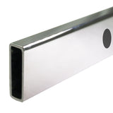 180cm Frameless Glass Sliding Shower Door &ndash; With Chrome Rail and Wall Channel for Modern Bathrooms - Extra Image