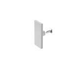 150x80cm Frameless Glass Sliding Corner Shower &ndash; With White Rail and Wall Channel for Contemporary Bathrooms - Extra Image