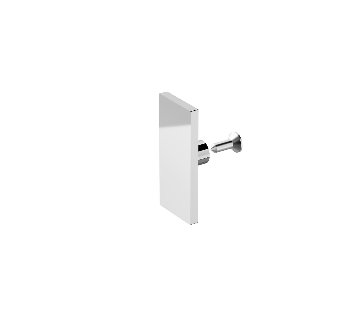 130x90cm Frameless Glass Sliding Corner Shower &ndash; With Chrome Rail and U-Brackets for Contemporary Bathrooms