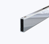 150x100cm Frameless Glass Sliding Corner Shower &ndash; With Chrome Rail and U-Brackets for Contemporary Bathrooms - Extra Image
