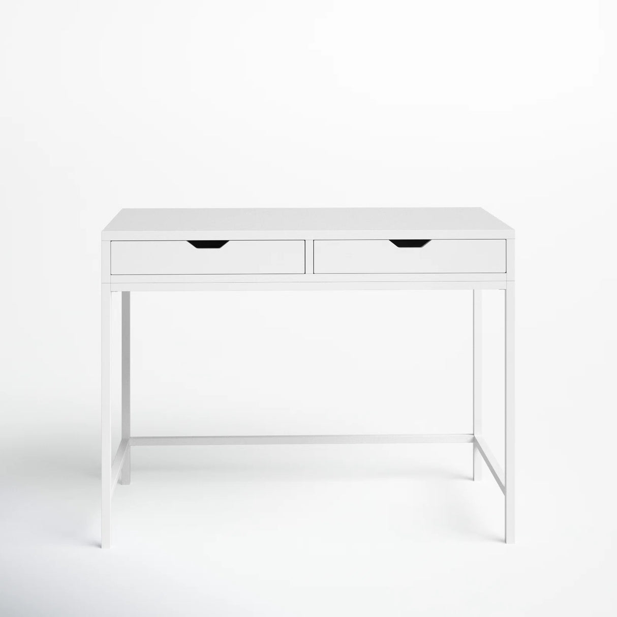 White Computer Desk &ndash; Modern PC Laptop Table for Gaming, Home Office, or Study Space Furniture
