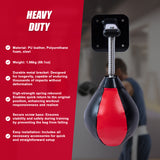 Wall Hanging Boxing Punching Bag Speed Training Stress Relief Kit with Wall Mount Bracket