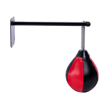 Wall Hanging Boxing Punching Bag Speed Training Stress Relief Kit with Wall Mount Bracket - Side View