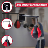 Wall Hanging Boxing Punching Bag Speed Training Stress Relief Kit with Wall Mount Bracket