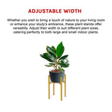 Metal Plant Stand Adjustable Indoor - Side View