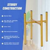 Metal Plant Stand Adjustable Indoor - Low Angle